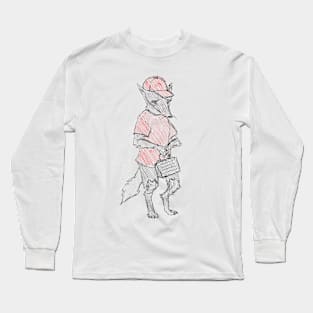 Cute Werewolf Long Sleeve T-Shirt